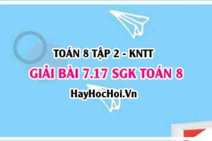 Bài 7.17 SGK Toán 8 Tập 2 Kết nối tri thức